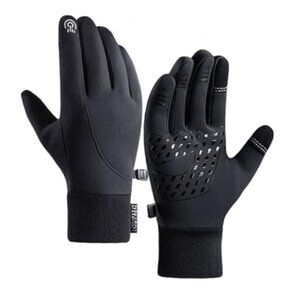 Winter Touchscreen Cycling Gloves, Fleece Lined For Outdoor Hiking & Skiing - XL